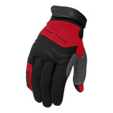 Luva X11 Nitro Win Color Moto Motoqueiro Motoboy Frio Touch Cor Preto E Vermelho Tamanho Gg