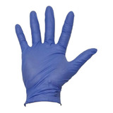 Luvas Descartáveis Antiderrapantes Medix Amg Cor Azul-violeta Tamanho G De Nitrilo X 100 Unidades 