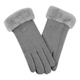 Luvas Femininas De Veludo Para Outono E Inverno, Lindas Luva