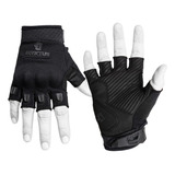 Luvas Tática Invictus Sem Dedos Fingerless Bunker Preta