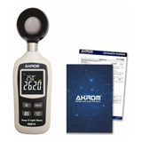 Luxímetro Termômetro + Certificado Calibração - Akrom Kr912