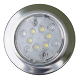 Luz Cortesia Luminária Cabine Inox Led Barco Lancha Motorhom