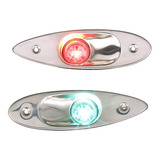 Luz De Navegação Bb Be Inox 316 Olho De Tubarao Led