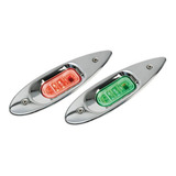 Luz De Navegação Bombordo Boreste Olho De Tubarão 12v Inox