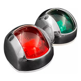 Luz De Navegação Bombordo E Boreste Led 12v Aço Inox