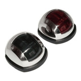 Luz De Navegação Em Aço Inox Bombordo Boreste Em Led 12v 