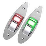 Luz De Navegação Em Aço Inox Bombordo E Boreste Olho De Tubarão 12v Lanchas Barcos Veleiros Iates Luzes De Proa Segurança 