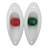 Luz De Navegação Em Led Olho De Tubarão Em Abs Branco E Resistente Seavix Bombordo E Boreste Luz De Proa Lanchas Barcos 