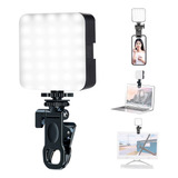 Luz Led Portatil Com Clip-on Para Celular iPad Camera Video