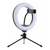 Luz Para Gravar Videos + Suporte Celular+tripe Mesa Envio24h Estrutura Preto Luz Branco-quente/ Branco-frio/neutro 110v/220v