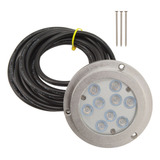Luz Subaquática Led De 3,8 Polegadas 316 Em Aço Inoxidável P