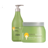 L´oréal Force Relax Nutri Control Shampoo 500+ Máscara 500gr