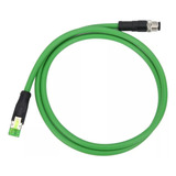 M12-4a1-d-p/rj45-1m M12 Ao Cabo De Remendo Ethernet Rj45 Com