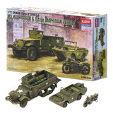 M3 Half Track And 1/4 Ton Amphibian Vehicle - Academy 13408