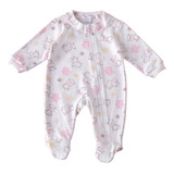 Macacão De Bebê Pezinho Amiguinha Hipo-100% Algodão