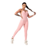 Macacao Longo Hipkini Movement Rosa Bebe Fitness Academia