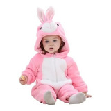 Macacão Pijama Inverno Bebê Bichinhos Infantil - Confortável