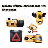 Macaco Elétrico 5 Toneladas 12v+ Chave De Roda