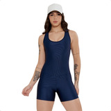Macaquinho Feminino Fitness Curto Academia Liso Modelador