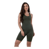 Macaquinho Feminino Fitness Panicat Curto Atacado Academia