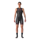Macaquinho Feminino Triathlon Castelli Sanremo Sem Manga