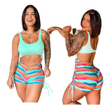 Macaquinho Macacão Fitnes Anita Argola Roupa De Academiabojo