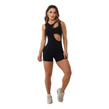 Macaquinho Superhot Roupa Academia Fitness Feminina