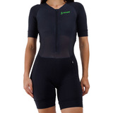 Macaquinho Triathlon Triway Sports Sprint Black Feminino
