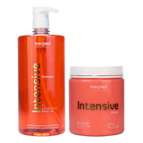 Macpaul Intensive Intensive Profissional De Morango En Pote De 1000ml De 1700g