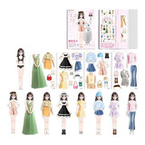 Magnética Vestir Princesas Kids Brinquedo Montessori Fashion