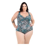 Maiô Body Plus Size Hidroginástica Praia