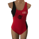 Maiô Com Forro Natação Flamengo Olympikus Body Rubro Negro