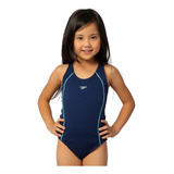 Maiô Infantil Speedo Acqua Basic Azul Marinho