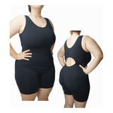 Maio Macaquinho Plus Size Hidroginástica E Natação + 1 Touca