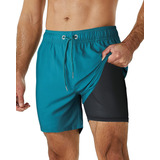 Maiô Masculino 2 Em 1 (novo Modelo 2022) Calção De Banho