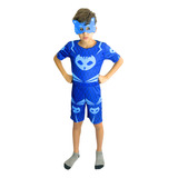 Mais Vendido Fantasia Infantil Lagartixo Pj Masks Menino Gat