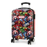 Mala Infantil Bordo Avengers Marvel 360 Abs Luxcel Original