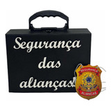 Maleta Casamento Noivo Segurança Com Distintivo