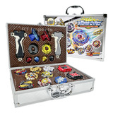 Maleta Completa Tornado Storm Gyro Beyblade 24 Peças Combate