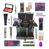 Maleta De Maquiagem 3d Jasmyne 105 Completa Kit Profissional