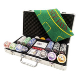 Maleta Poker 300 Fichas Oficial Kit Completo