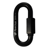 Malha Rápida Oval 10mm Aço 35kn Preta - Alpenpass