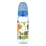 Mamadeira Infantil Magia 240ml Tam2 Bico Silicone +6m Lillo Cor Azul Dino