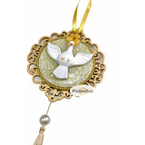Mandala Divino Espírito Santo Resina Luxo P/ Porta Parede