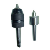 Mandril Aperto Rápido 1/2 + Ponta Rotativa Cm2 Mini Torno