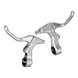 Manete Bicicleta Maçaneta De Freio Aluminio V-brake Polido