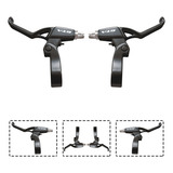 Manete De Alumínio Preto V-brake / Freio Disco Para Bike