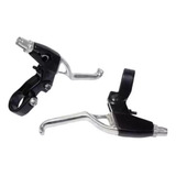Manete Maçaneta Bike Aluminio Preto Par Tipo Logan Vbreak