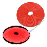 Mangueira 5 Metros Led Neon Corte 2,5cm Brilho 12v Alto Flex Cor Da Luz Vermelho