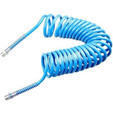 Mangueira Espiral Compressor 3,5 Metros Com Terminais 1/4 Cor Azul